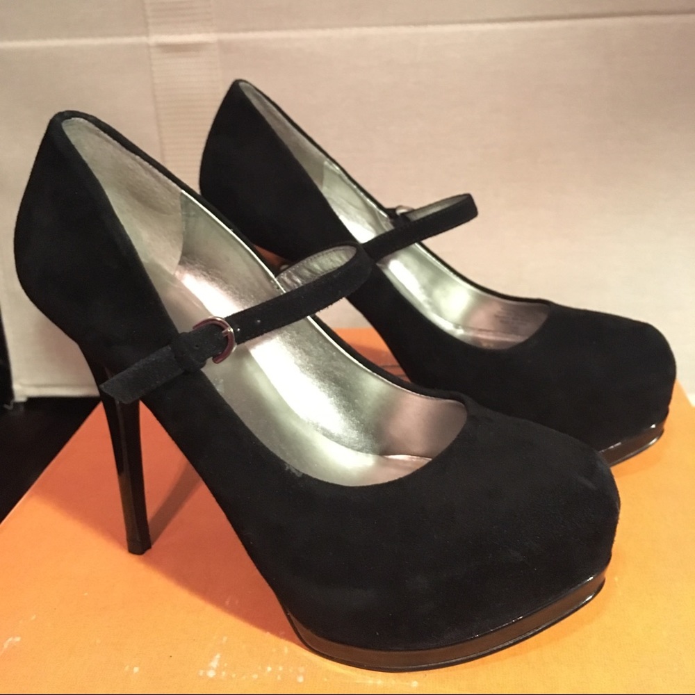 Guess Black Mary Jane Wggenda Platforms